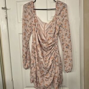 Altar'd State Floral Pink Dress
